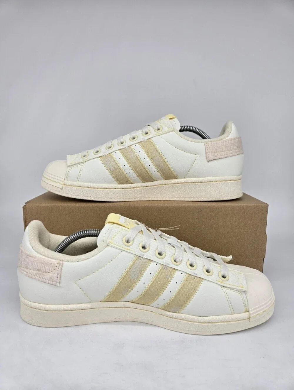 adidas Men's Parley x Superstar GX6970 Off White Shoes Size 9